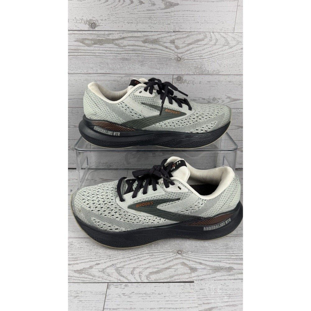 Brooks Adrenaline GTS 24 Athletic Sneaker Women's 8B Gray Mesh Sport #199